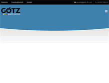 Tablet Screenshot of goetz-fm.com